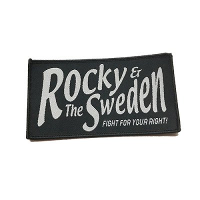 ■ROCKY AND THE SWEDEN_FIGHT FOR YOUR RIGHT EMBROIDERY PATCH■